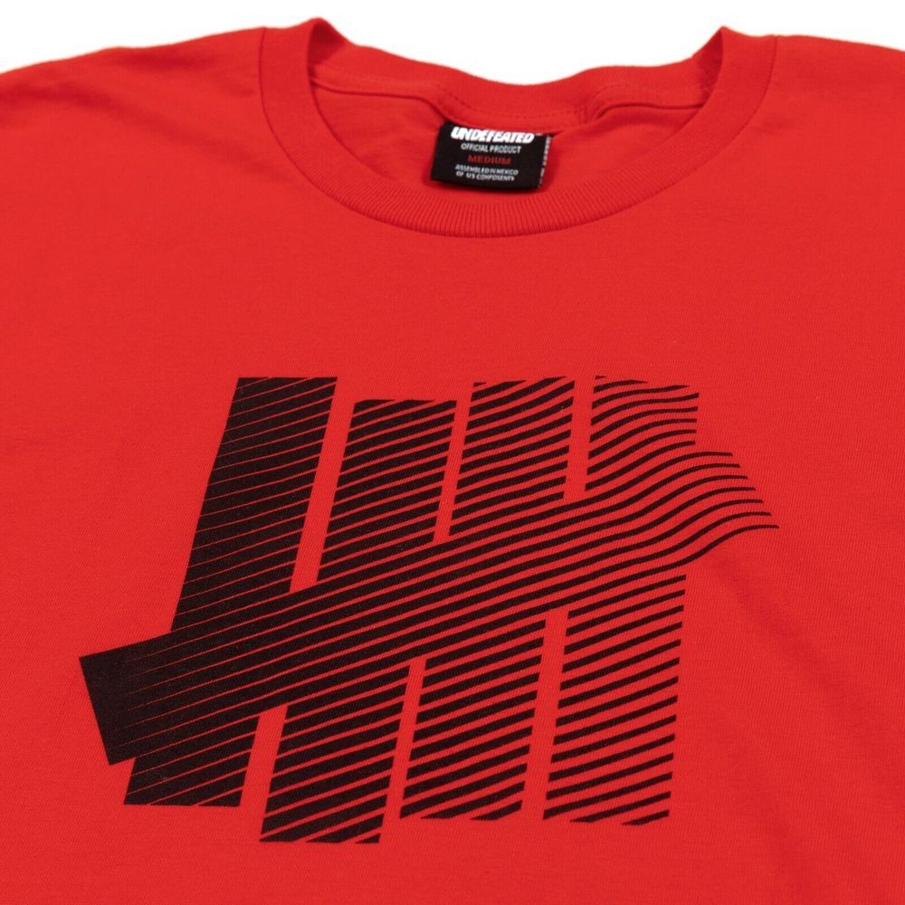UNDFTD Undefeated Shirt Adult Medium Red 5 Strike Classic Logo Streetwear Tee